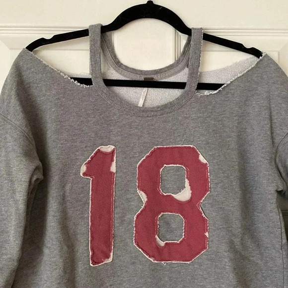 Free People French Terry Stadium Sweatshirt - Picture 5 of 8